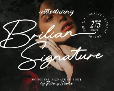 Brilian Signature font