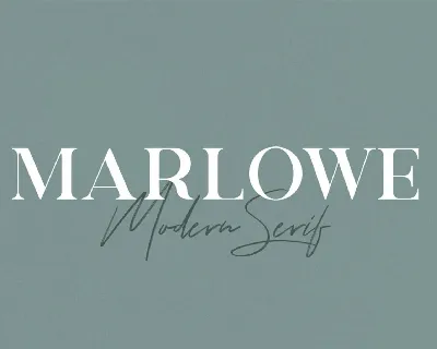 Marlowe font