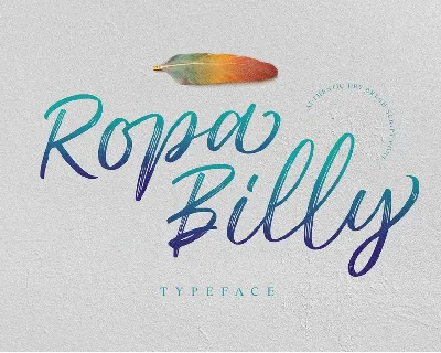 Ropa Billy font
