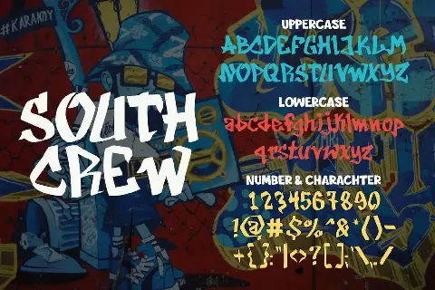 SOUTH-CREW font