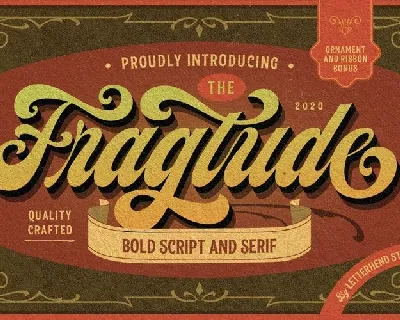 Fragtude font