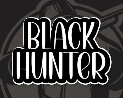 Black Hunter Display font