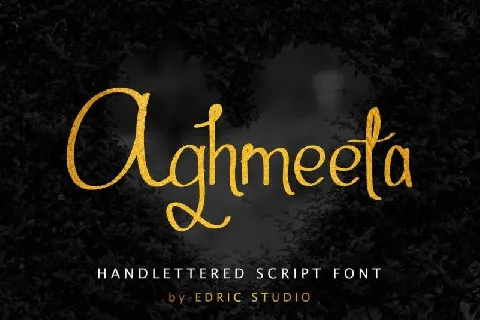 Aghmeeta Script font