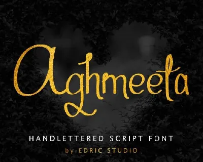 Aghmeeta Script font