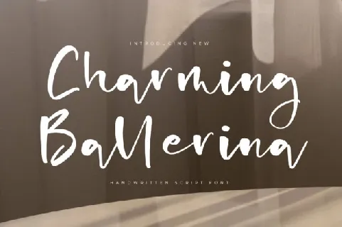 Charming Ballerina font