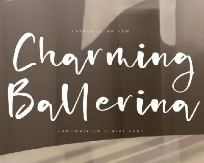 Charming Ballerina font