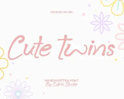 Cute Twins font