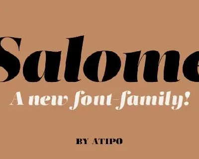 Salome font
