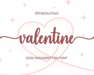 Valentine Script font