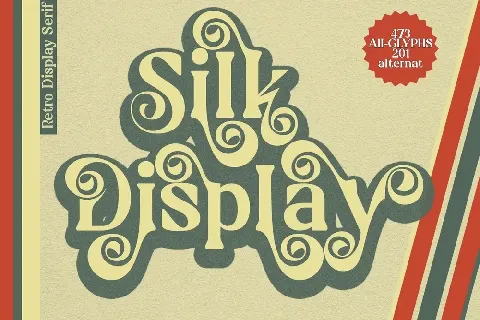 Silk Display font