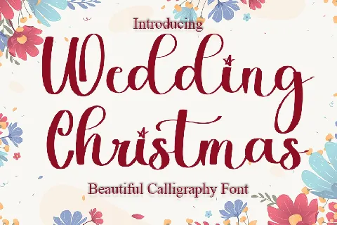 Wedding Christmas font