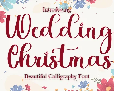 Wedding Christmas font