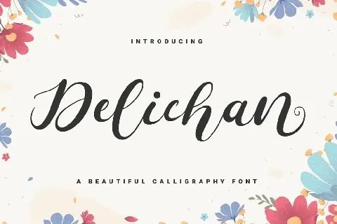 Delichan font