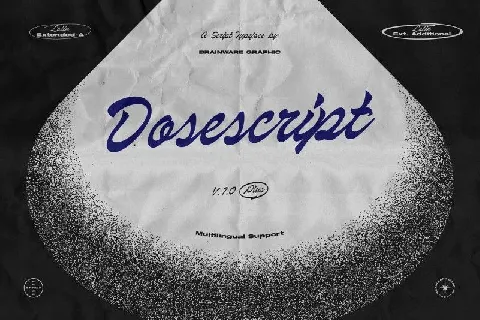 Dosescript font