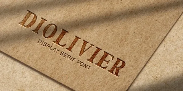 Diolivier font