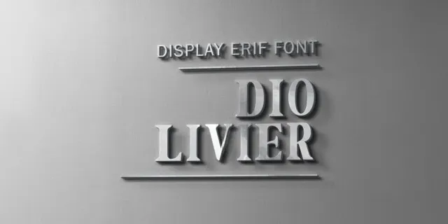 Diolivier font