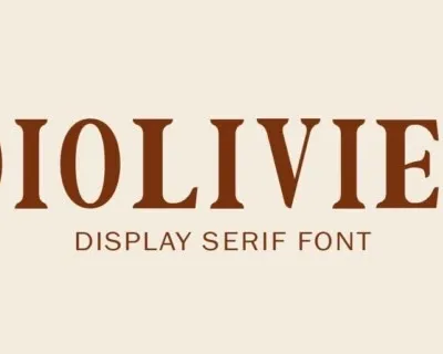 Diolivier font