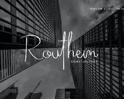 Routhem font