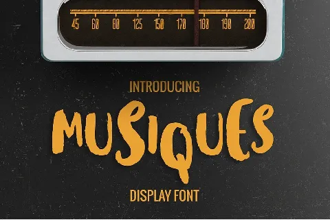 Musiques Brush Free font