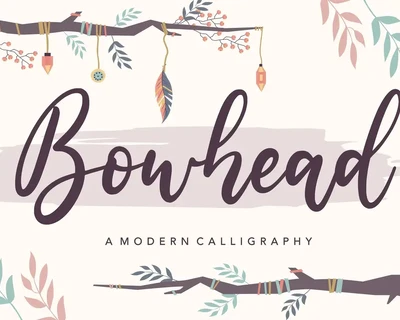 Bowhead font