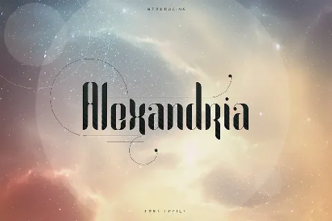 Alexandria font