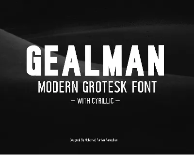 Gealman font