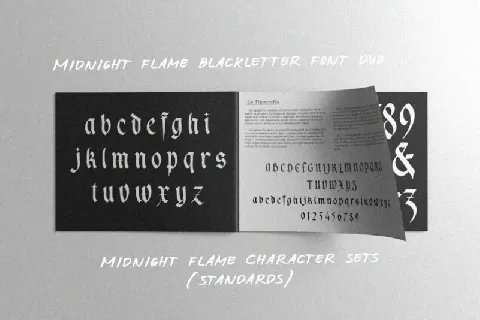 Midnight Flame Duo font