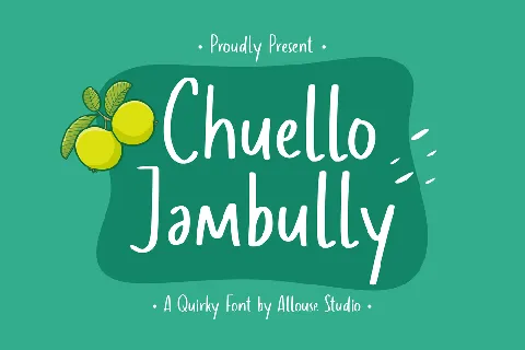 Chuello Jambully font