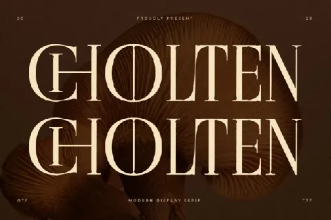 Cholten font