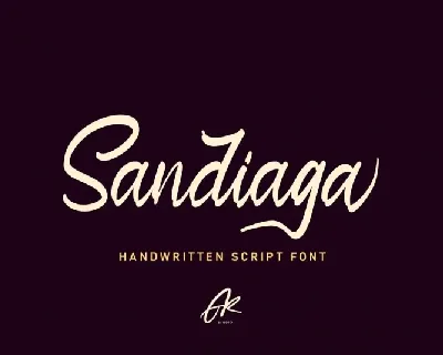 Sandiaga font