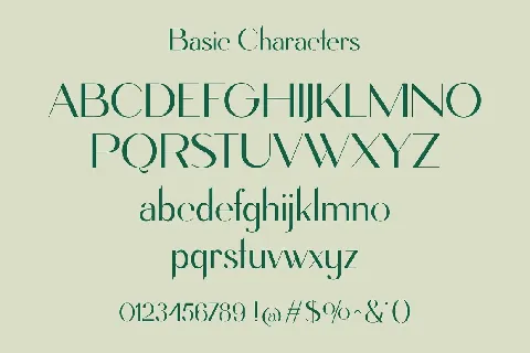 Nicales font