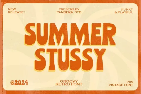 Summer Stussy DEMO font