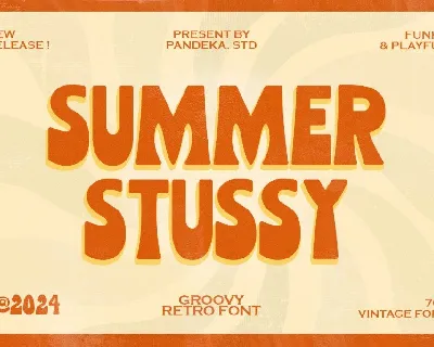 Summer Stussy DEMO font
