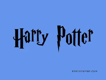 Harry P font