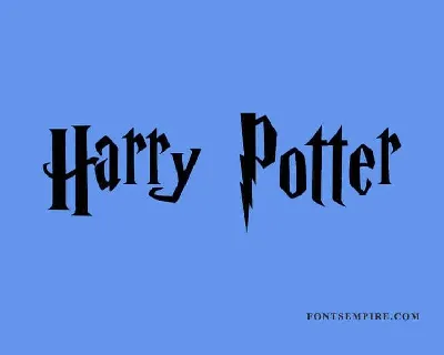 Harry P font