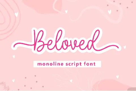 Beloved - Demo font