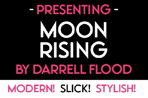 Moonrising font