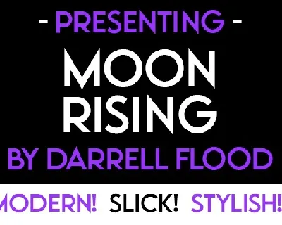 Moonrising font