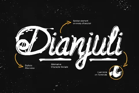 Dianjuli Typeface font