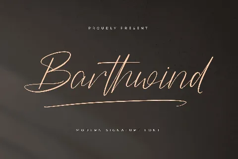 Barthwind font