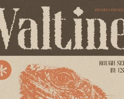 Valtine Rough font