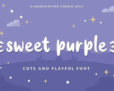 Sweet Purple font