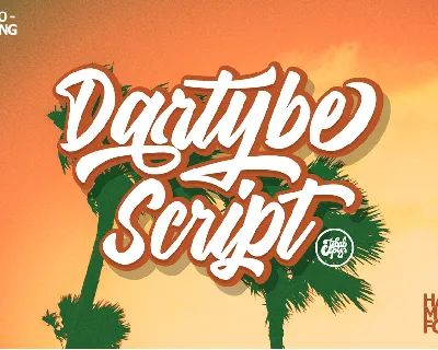 Dartybe Script font