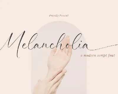 Melancholia font