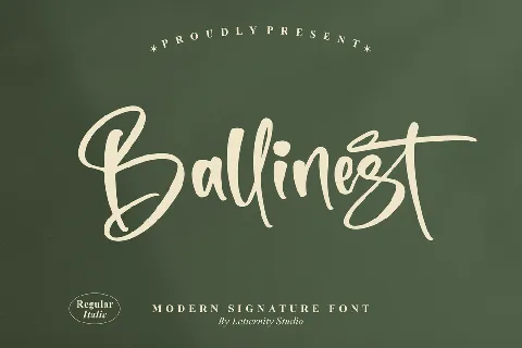 Ballinest font
