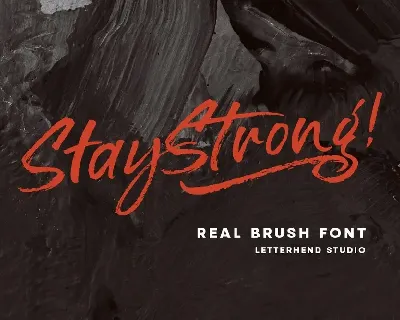 Stay Strong font
