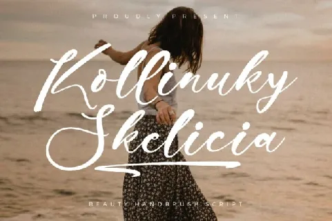 Kollinuky Skelicia font