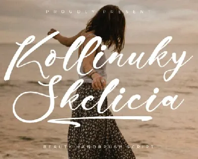 Kollinuky Skelicia font