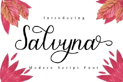 Salvyna font