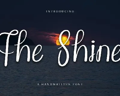 The Shine font